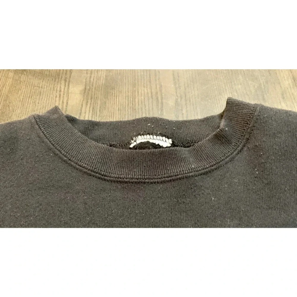 Vtg 1996 Space Jam Warner Brothers Black Sweatshirt Crew Neck Basketball Sz Med? - Picture 4 of 8